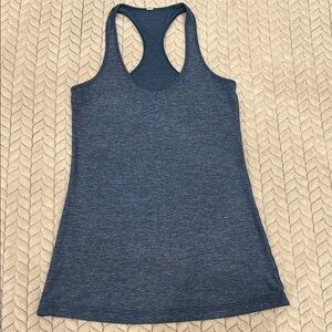 Lululemon Athletica Heathered Blue Racerback Tank Top